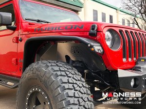 Jeep Wrangler JL Vented Replacement Inner Fender Well - Aluminum - Black Powdercoat Jeep Wrangler JL Vented Replacement Inner Fender Well - Aluminum - Black Powdercoat